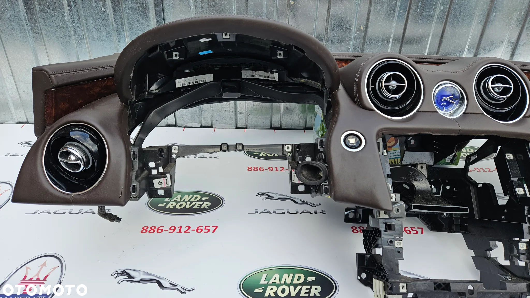 Jaguar XJ 351 2010-2015  Deska Kokpit Konsola z poduszkami oraz sensorem Airbag Poduszki Napinacze - 35