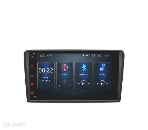 AUTO RÁDIO GPS ANDROID 12 PARA AUDI A3 S3 RS3 03-12 - 3