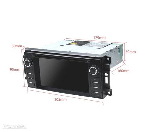 AUTO RADIO PARA JEEP WRANGLER 07-12 GRAND CHEROKEE 08-11 USB GPS TACTIL 6.2" HD - 4