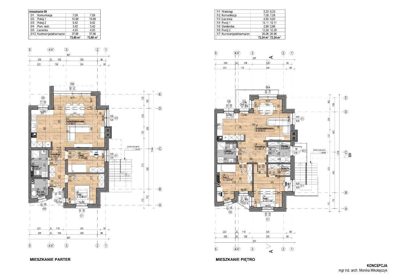 Szeregowiec , powierzchnia 73,97 m-6