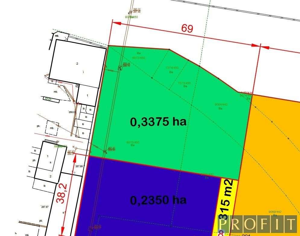 Działka 3375m2 i więcej przy Dk 94