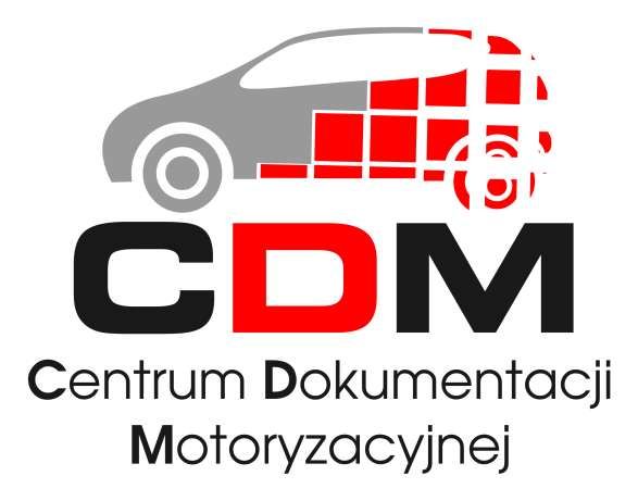 CDM - Centrum Dokumentacji Motoryzacyjnej. Auta używane z GWARANCJĄ. logo