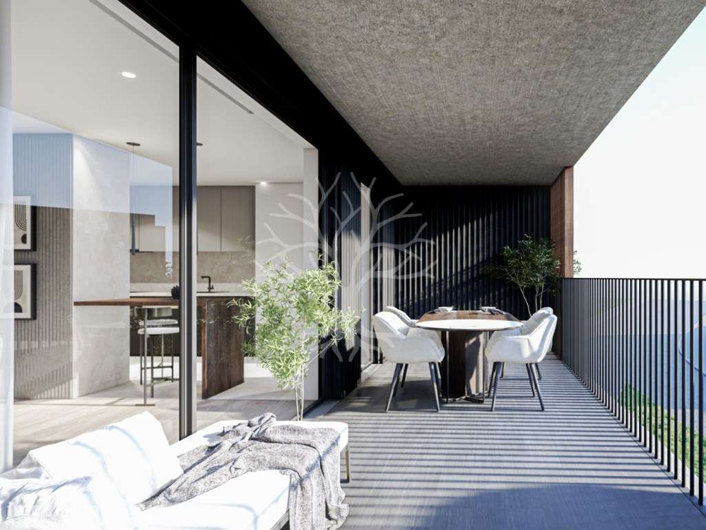 Apartamento T1 em construção com varanda e lugar de garagem, em Vil...-7