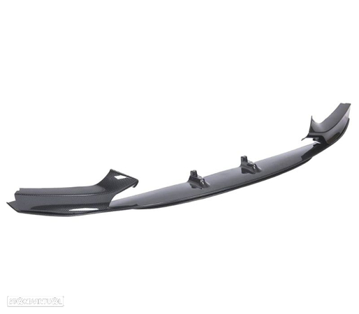 SPOILER LIP PARACHOQUES FRONTAL PARA BMW F22 F23 LOOK M PERFORMANCE CARBONO - 5