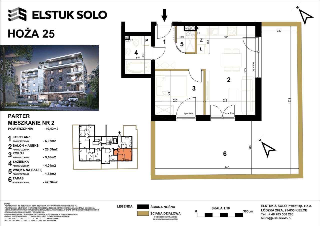 Hoża 25 - wysoki standard-13