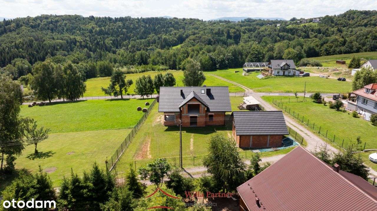 Kobylec, Łapanów, Gdów dom, garaż, działka 2000n2,-2