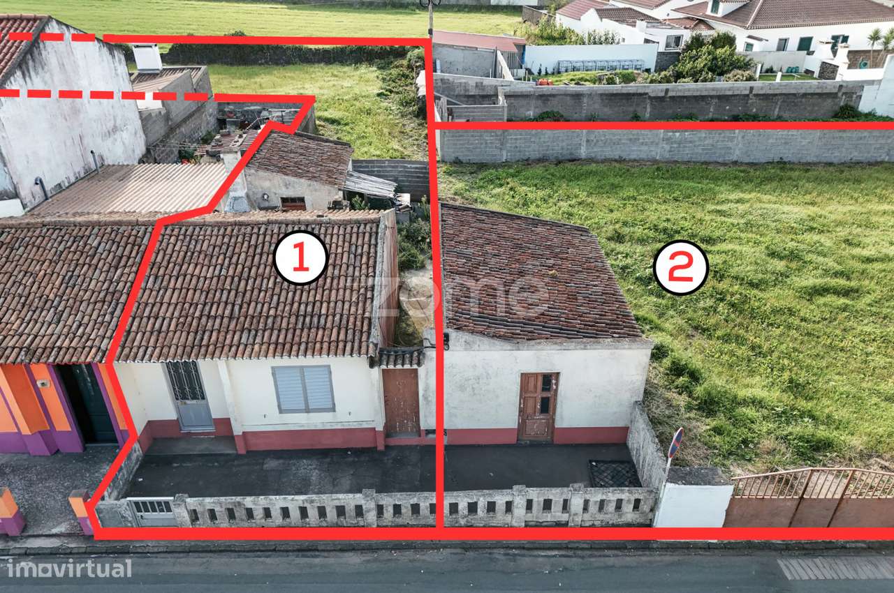 Conjunto Imobiliário com Moradia, Ruína e Terrenos na Ribeira Grande-2