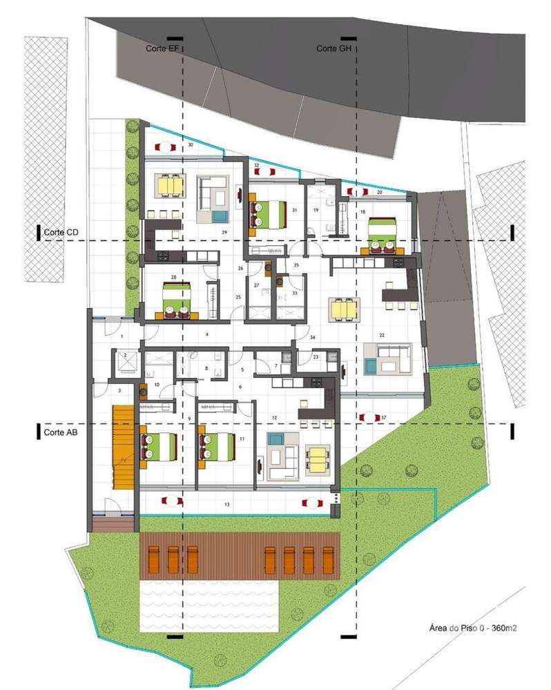 Apartamento T1 em Ponta do Sol de 80,00 m2 - Grande imagem: 5/10