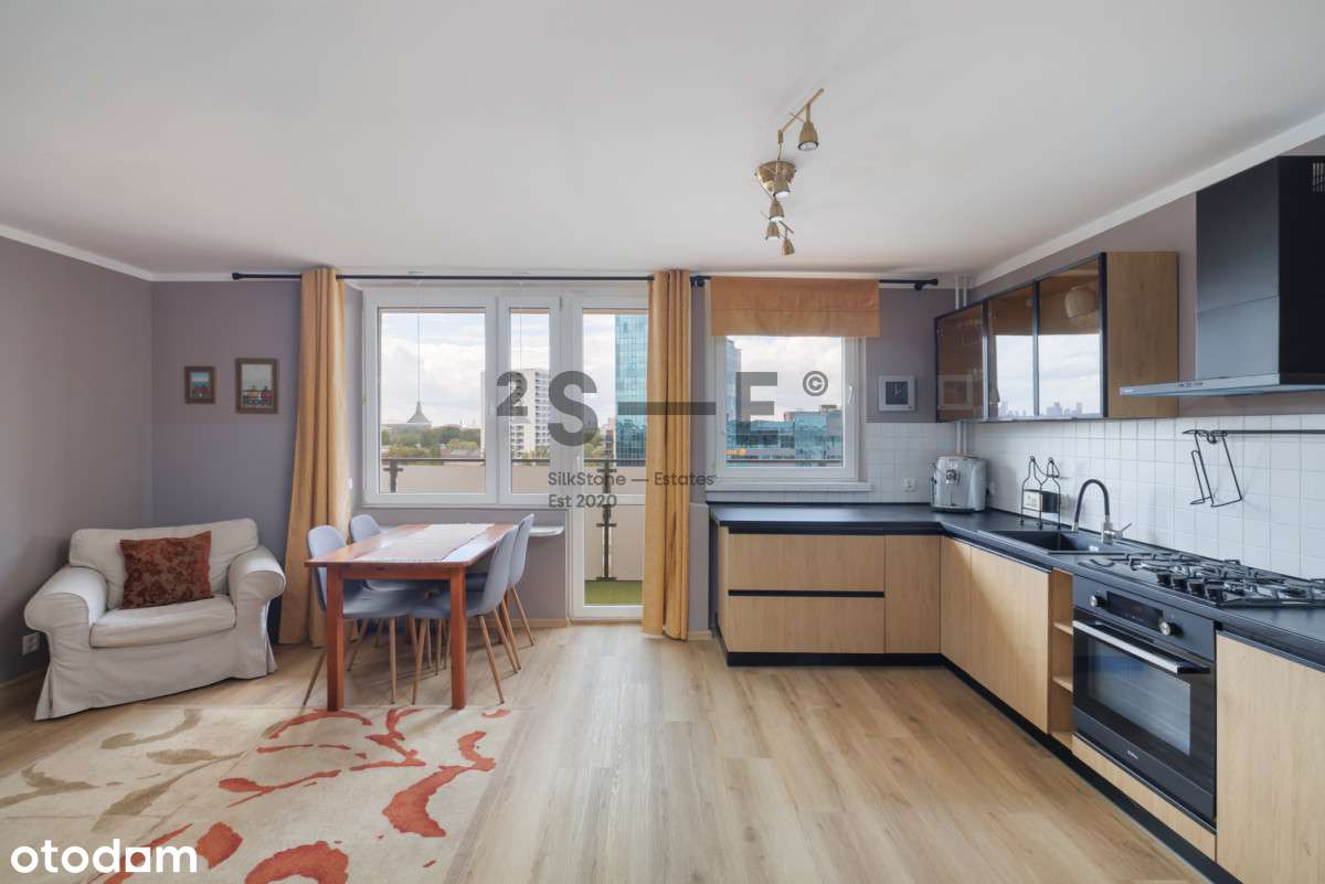 2 pokoje z widokiem na centrum - rondo Wiatraczna-0