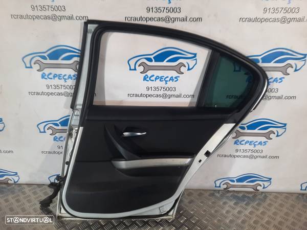 PORTA PORTAS TRASEIRA TRÁS DIREITA BMW 41007203648 7203648 BMW SERIE 3 E90 SEDAN CARRO FECHO ELEVADOR MOTOR PUXADOR VIDRO - 2