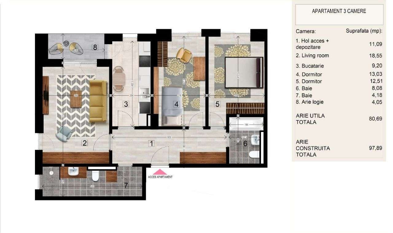 2 camere BragadiruCristalului inc pardo mutare rapida rate dezvoltator - Imagine principală: 5/13