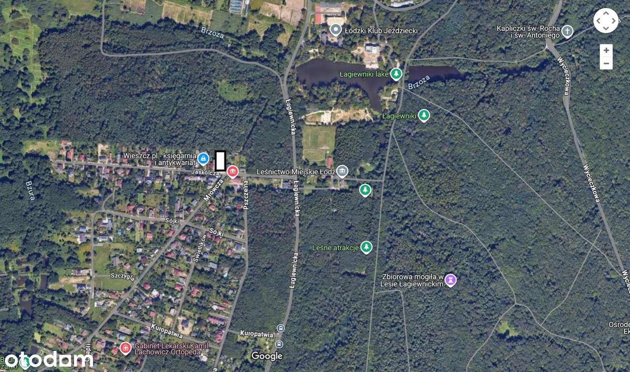 działka 1120m2 z WZ i koncepcją domu w Lesie Łagiewnickim - Pełny obrazek: 5/9