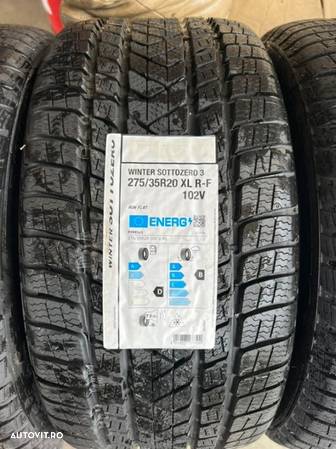 vând set anvelope 245/40/20-275/35/20 Pirelli de iarnă runflat noi - 3