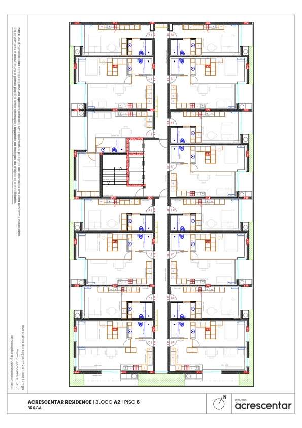 Apartamento T1 novo em condomínio fechado com piscina-17