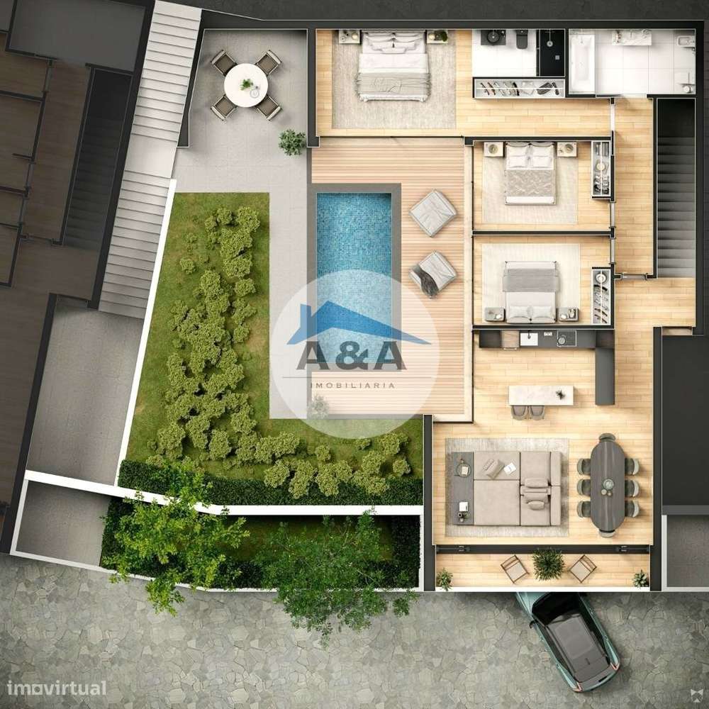 Um refúgio moderno entre o mar e a vila: um projeto exclusivo de Sã... - Grande imagem: 4/23