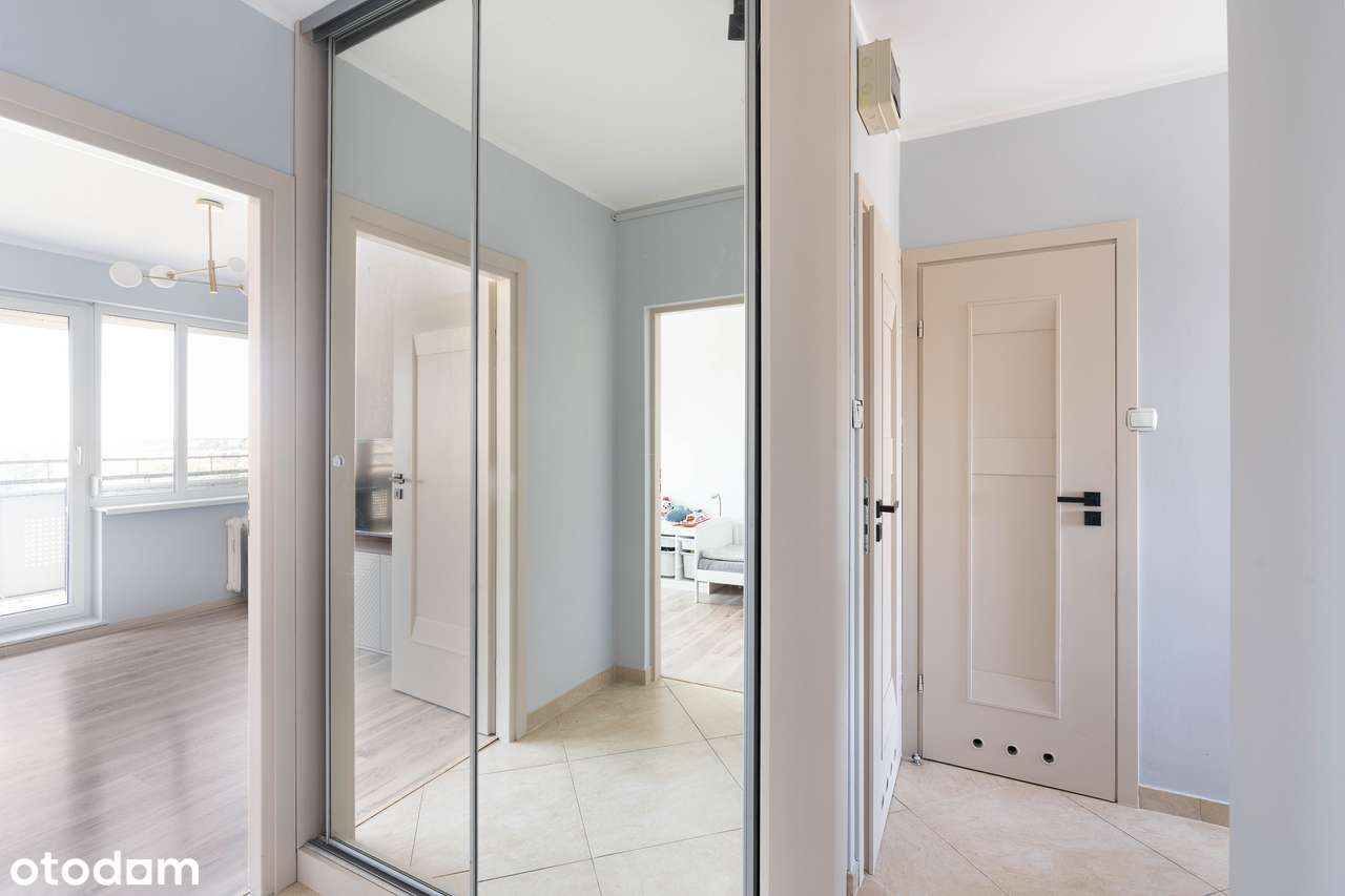 3 pokoje/oddzielna kuchnia/odświeżone/balkon/piwnica/widok na zieleń-2