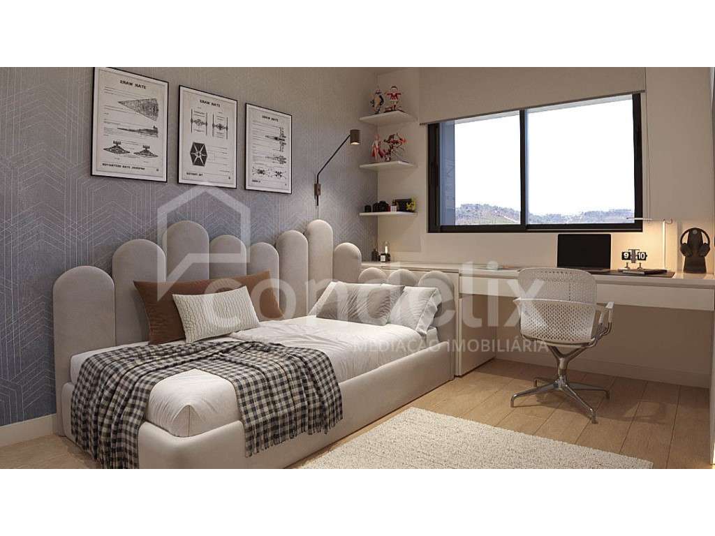 Apartamento T3 com terraço para venda em Valongo-9