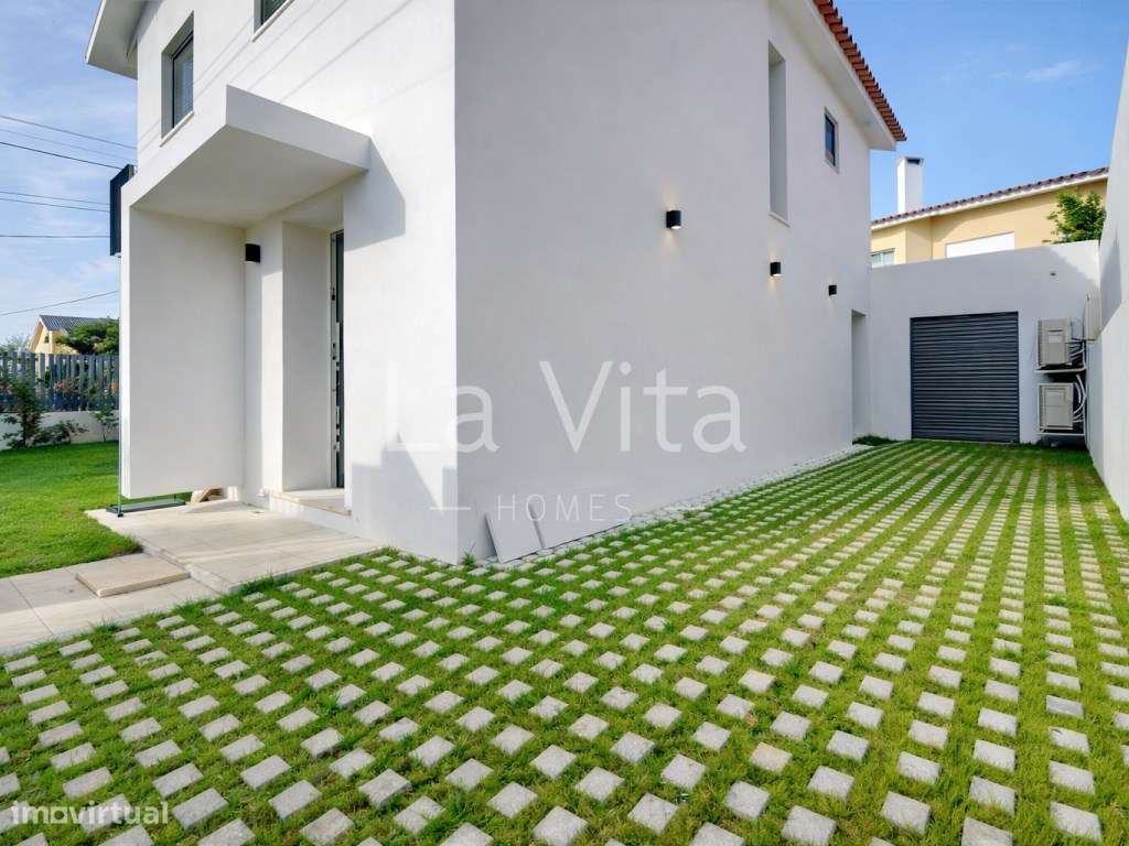 Moradia Isolada T4, com piscina e jardim no Cobre, em Cascais.-6