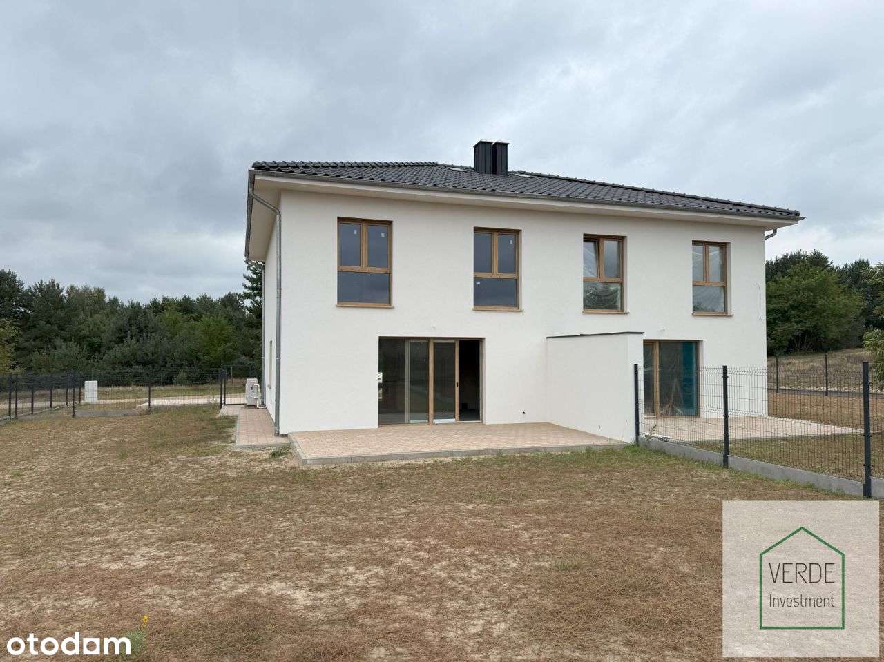 Gotowy bliźniak przy Puszczy Zielonka duża działka-1