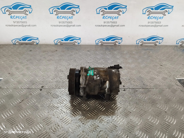 COMPRESSOR MOTOR AR CONDICIONADO A/C SANDEN SD7V16 1J0820803F VOLKSWAGEN VW AUDI SKODA 1.9 TDI SD7V16 1J0820803F - 3