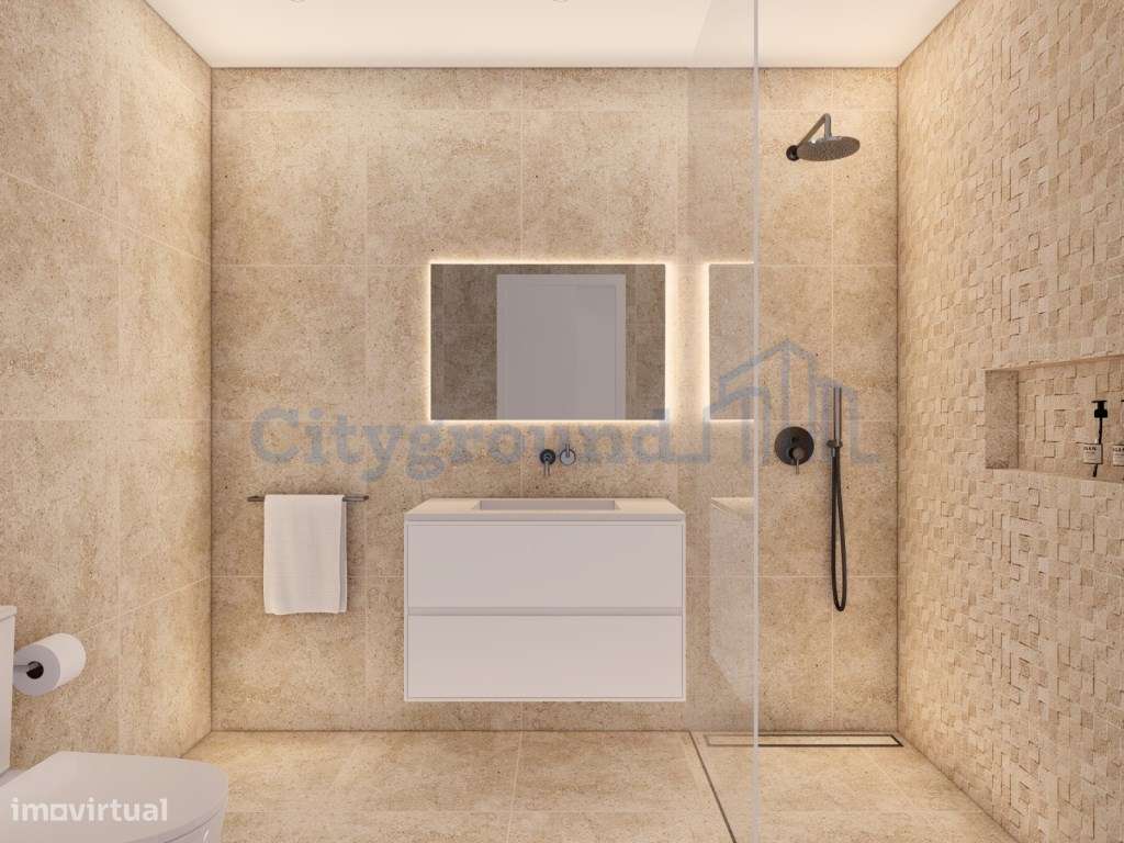 Apartamento T2 com garagem no centro da cidade-6