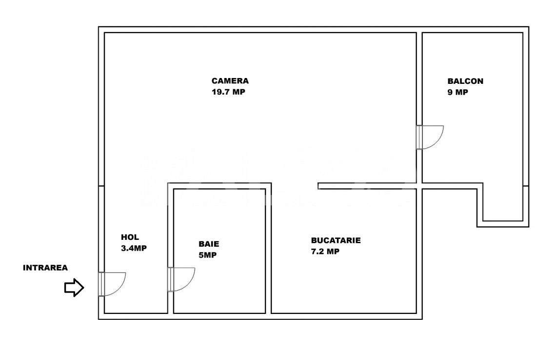 Garsoniera decomandata de vanzare cu lift si pivnita Colinei Sibiu - Imagine principală: 4/15