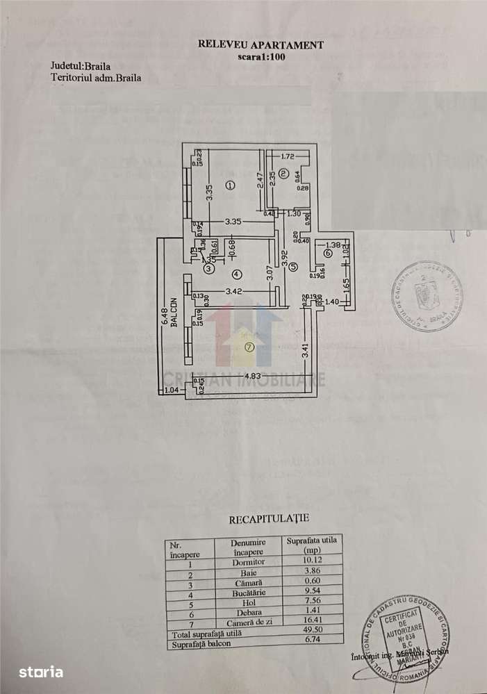 Mobilat si Utilat! Ap 2 camere, Etaj 3, zona Vidin — fotografia 1