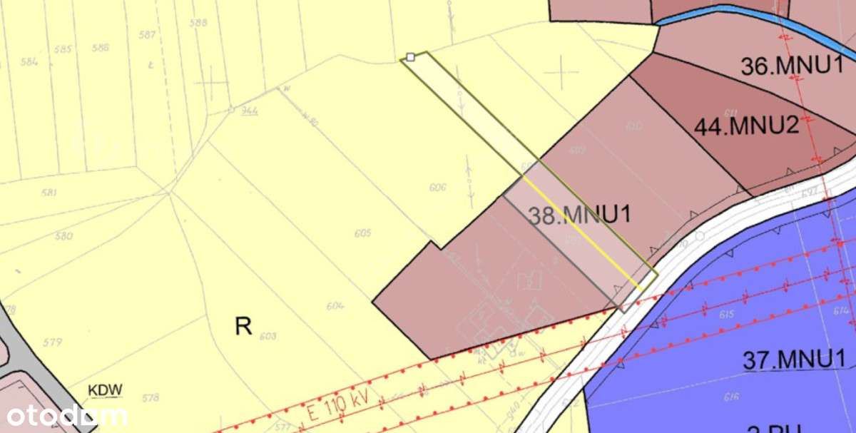 Bilczyce k. Gdowa – duża działka pod dom bliźniaki - Pełny obrazek: 4/12