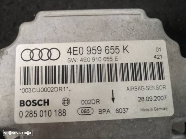 Centralina de airbag audi a8 d3 4e0 2003+ - 5