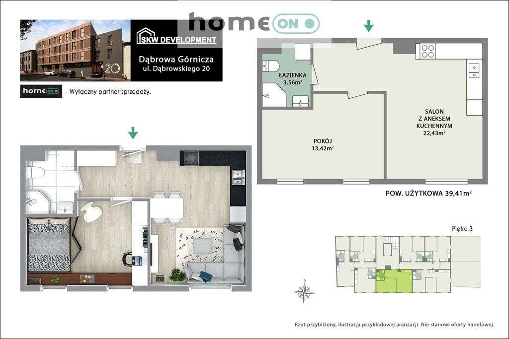 Ustawne 2 pokoje w Centrum! Nowa inwestycja! - Pełny obrazek: 2/4