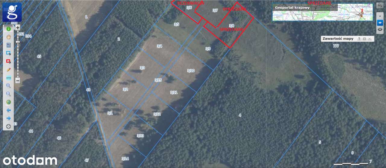 Na sprzedaż działki o powierzchni 3000 m² - Pełny obrazek: 2/4