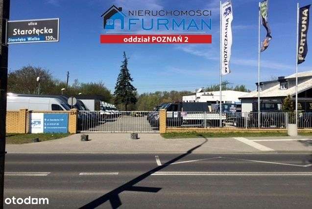 plac ok. 1400m2 + pawilon biurowo- socjalny (28m2)