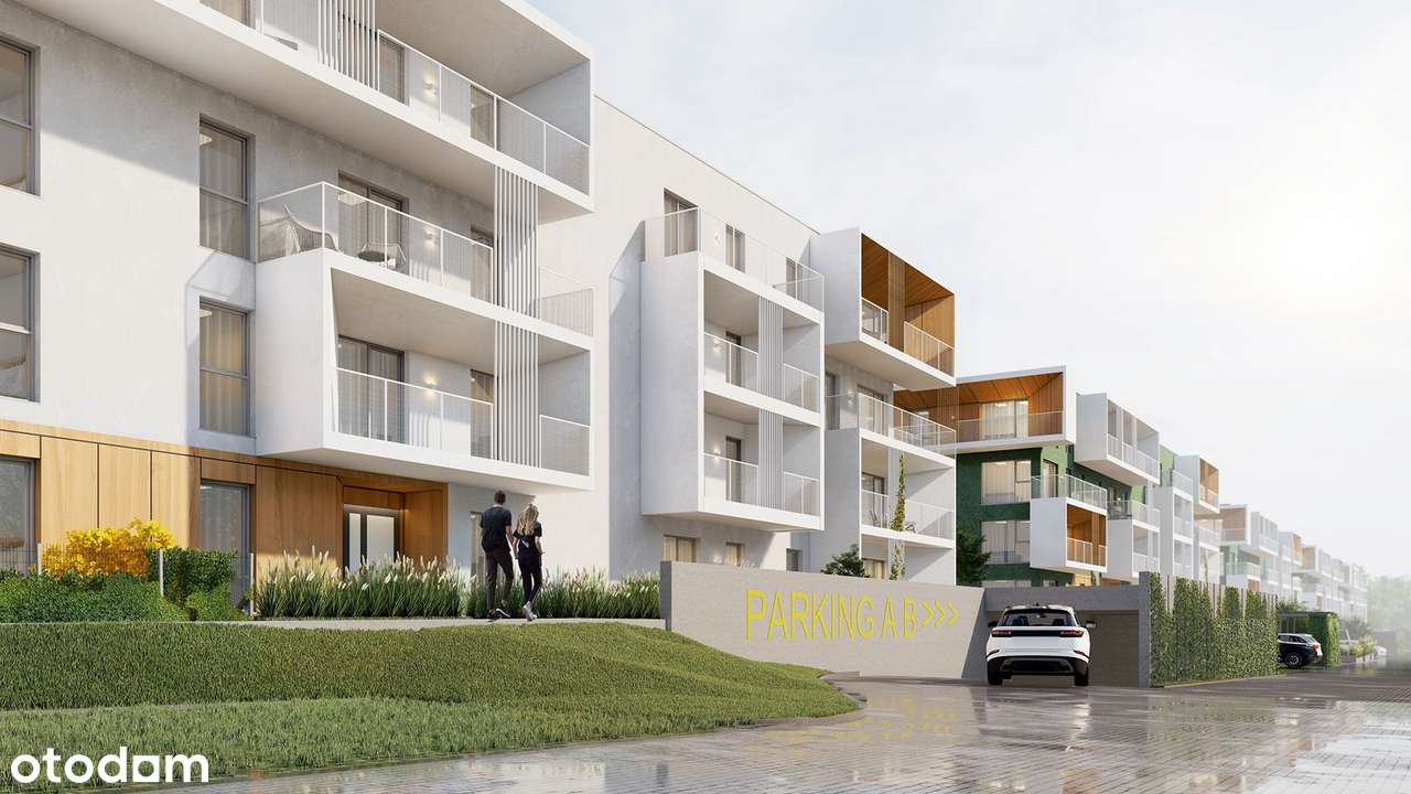 Mieszkanie z dużym balkonem | 3 pokoje | Parkitka - Pełny obrazek: 2/8