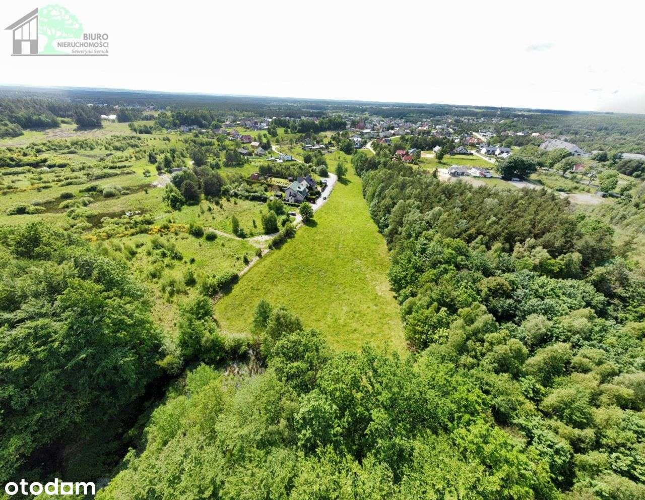 Działki pod lasem - budowlane z Wz - Leśniewo-5