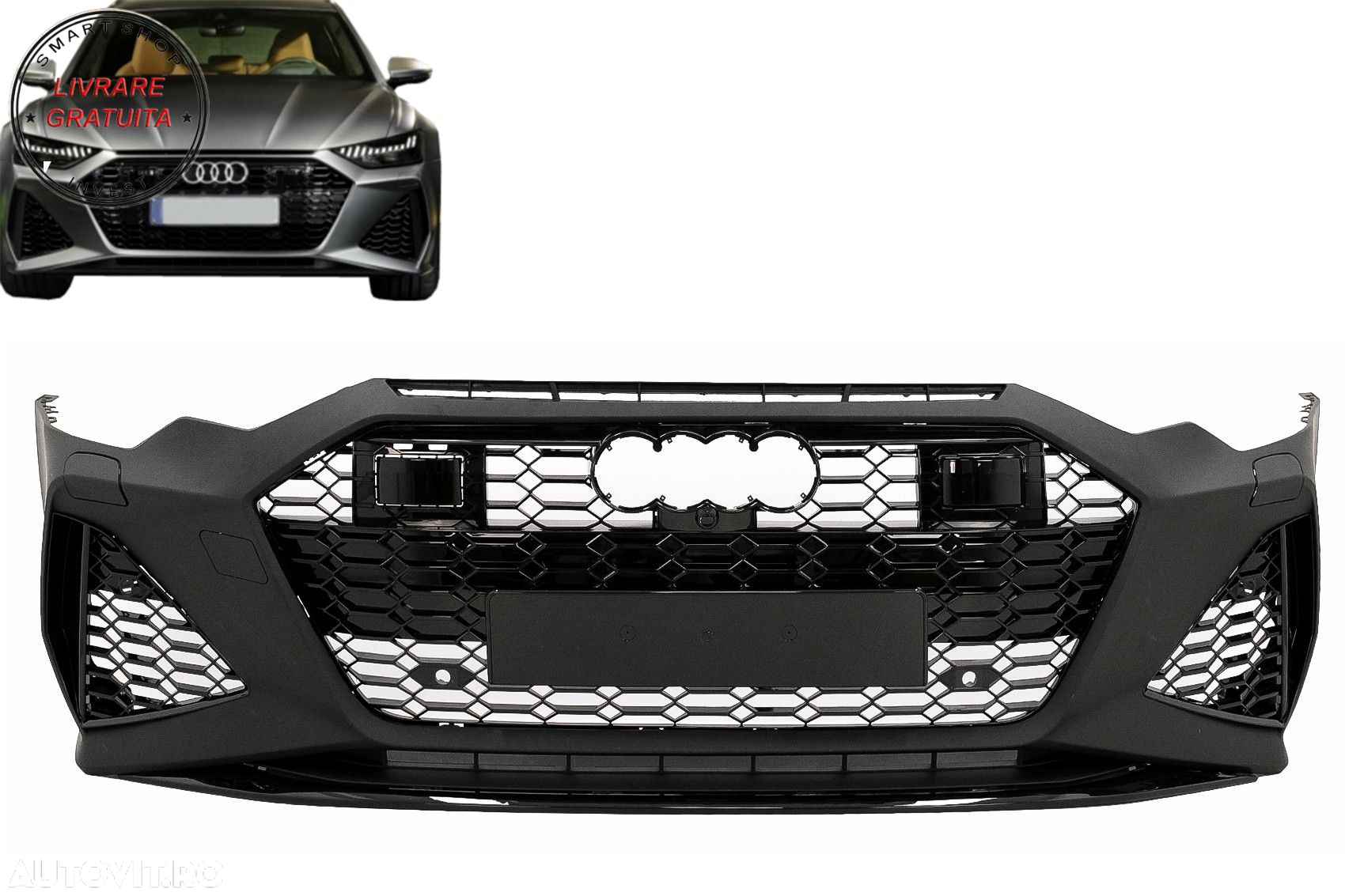 Bara Fata compatibila cu Audi A6 C8 4K (2018-Up) RS6 Design- livrare gratuita - 14