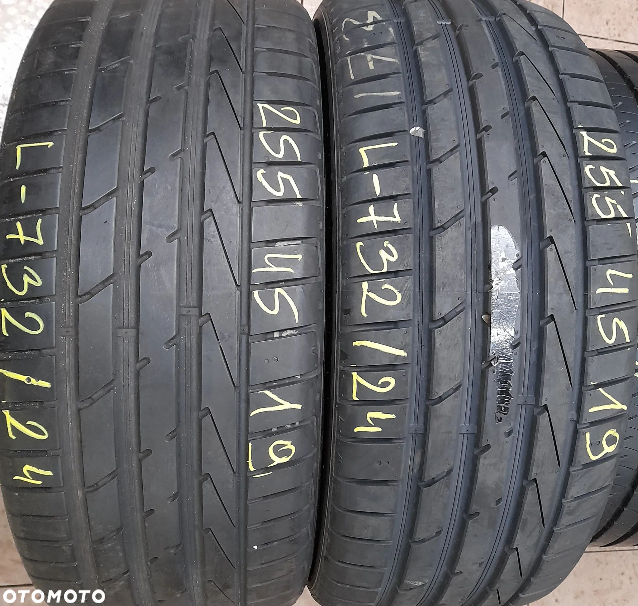 255/45r19 104Y (L732/24)003 2szt 6,5/7mm Ventus S1 Evo 2 HANKOOK LETNIE - 1