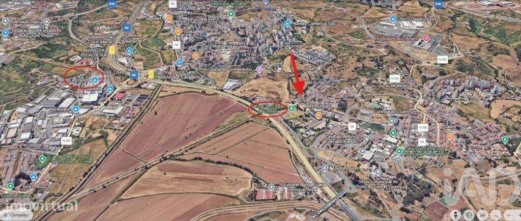 Terreno para construção em Loures de 4560,00 m2 - Grande imagem: 5/12