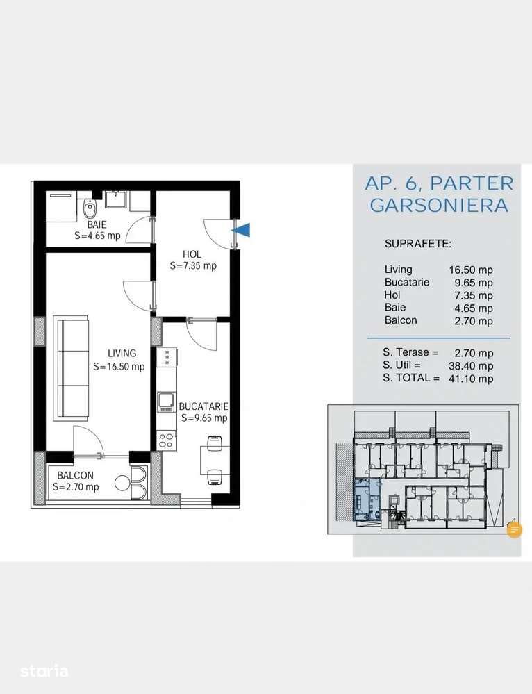 Garsoniera Moderna Titan Theodor Pallady Metrou Nicolae Teclu - Imagine principală: 4/8