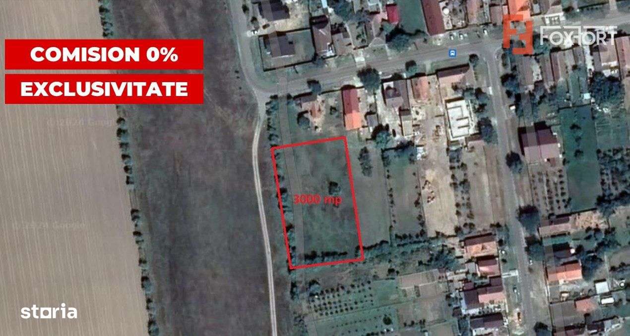 Comision 0% Teren intravilan 3000 mp in Padureni Jebel - Imagine principală: 2/8