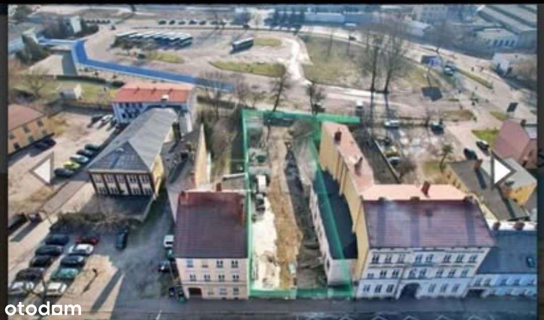 Działka usługowo-mieszkalna wraz z kamienicą