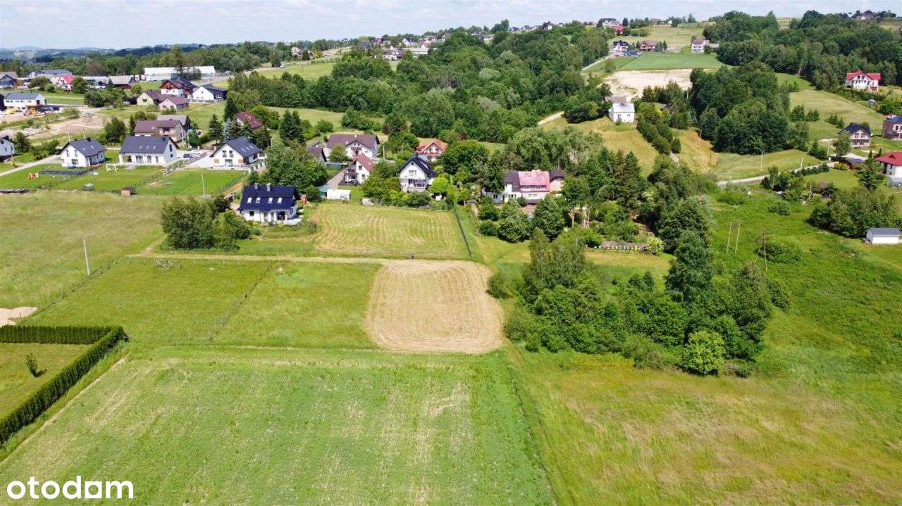 Działka budowlana 904 m² – media na działce.-3