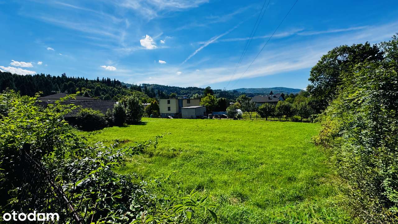 Działka bud w pełni uzbrojona , płaska , z widokiem na Kotarz BRENNA-5