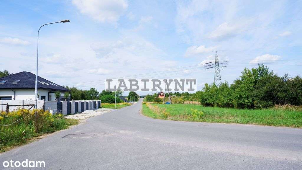 Mirów, działka budowlana, narożna, 1400m2, media-1