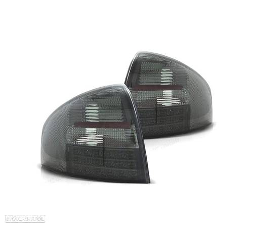 FAROLINS TRASEIROS LED PARA AUDI A6 97-04 ESCURECIDOS - 1