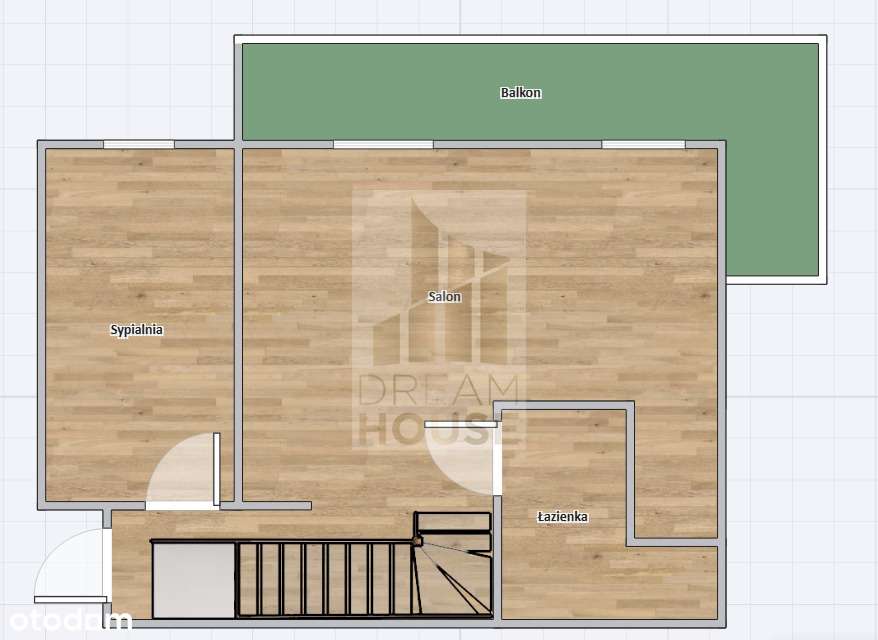 Dwupoziomowe mieszkanie 77,22 m² z dużym balkonem.-17