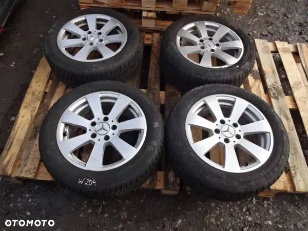 MERCEDES W204 ALUFELGI FELGI ALUMINIOWE 16'' 5x12 ET43 - 1