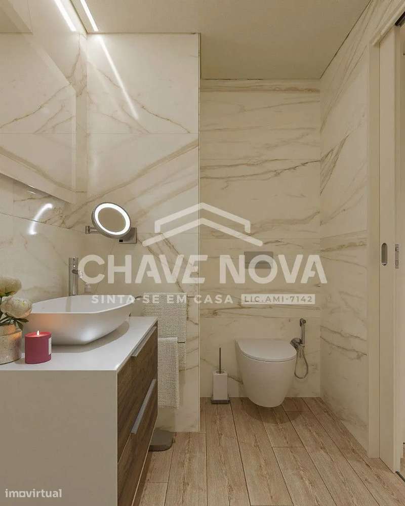 Apartamento T2 Novo com Varanda e Estacionamento – Vilar do Paraíso-8