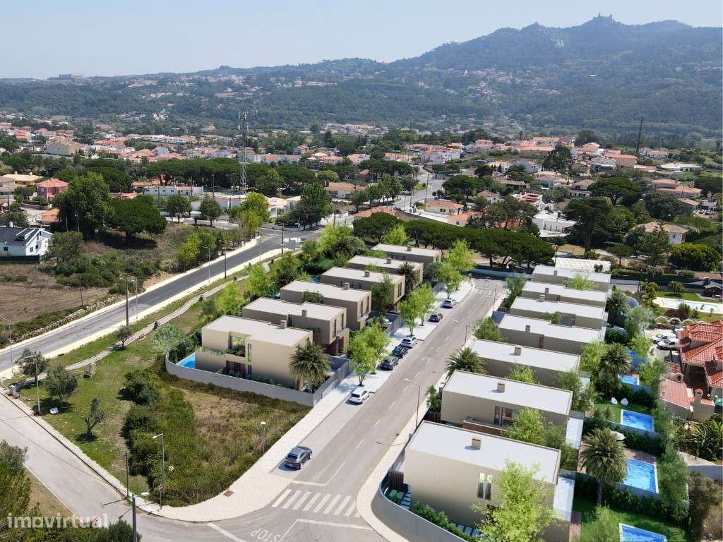Moradia para venda, jardim e piscina, vista serra, Morelinho-Sintra-8