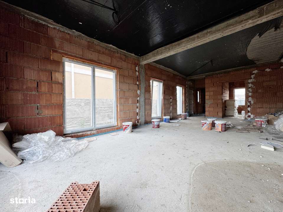 Duplex despartit prin camera tehnica, 121mp utili,350mp teren -Mosnita - Imagine principală: 4/19