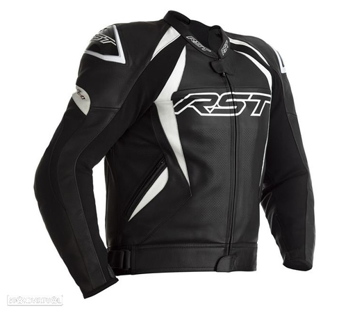 casaco pele rst tractech evo 4 preta / branco - 1